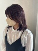 チェリーコークガーデン(CHERRYCOKEGARDEN)&nbsp;ピンクカラー/ピンクラベンダー/顔まわりカット/韓国巻き