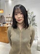 顔まわりレイヤー×透け感グレージュ【髪質改善/顔まわりカット/透け感カラー/顔まわりレイヤー】