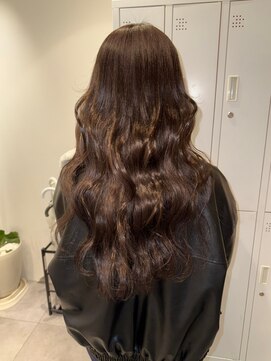 ベレーザ 渋谷(BELEZA) 12336黒髪グレーアッシュ韓国風巻き姫カットレイヤーワンカール