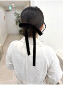 tight chignon
