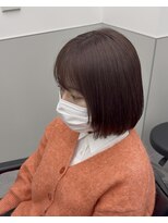 ゴウトゥデイシェアサロン 町田店(GO TODAY SHAiRE SALON) ボブ×ピーチブラウン