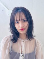 ヘアラウンジ ビーチ 青山 外苑前(hair lounge BEACH) フェイスレイヤーカットくびれミディアム