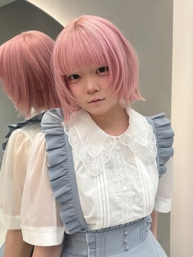 ソル 栄矢場町(SOL) ウルフカット/ホワイトピンク