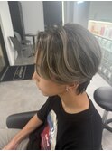 透明感カラー★ダブルカラーブリーチミルクティーベージュ