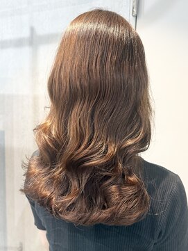 ラック(LUCK) 船橋/くすみベージュ/細めハイライト