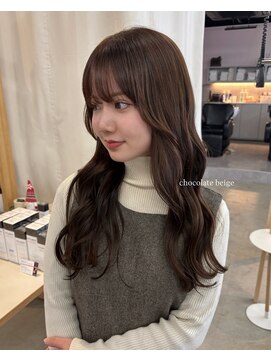 【小川 結女花】チョコレートベージュ