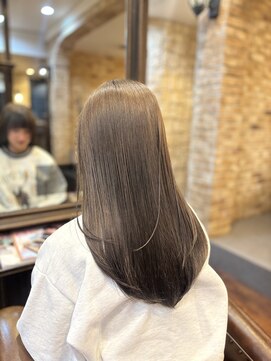 シャル 町田(shalu) ブリーチなしオリーブベージュ