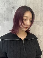 ワンズオゼ 渋谷(ONE's oze) ハイトーン/ダブルカラー/大人ガーリー/ダークアッシュ/似合わせ