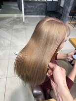 ラウル(Laulu)&nbsp;イメチェン/ピンクベージュ/アンブレラカラー/前髪/佐倉