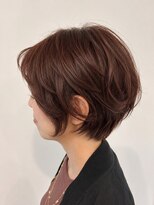 ボルドー(Bordeaux) ショートボブ