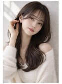 顔周りレイヤーカット_調布韓国ハッシュカット前髪カットウルフ