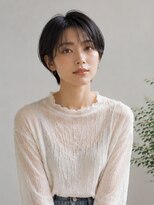 きいろのゾウ 黒髪ショート/シースルーバング/艶ショート