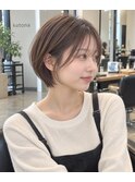 レイヤーボブ髪型20代30代40代50代前髪あり前髪なし面長丸顔亀有