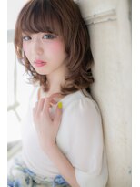 モッズ ヘア 福岡姪浜店(mod's hair)&nbsp;くびれカールで♪妹系☆甘え顔ミディb