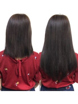 アンク クロス 関内店 シールエクステ90枚のBefore after 【mifuyu】