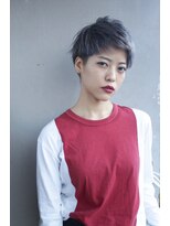 レンク(LENC)&nbsp;Coast.ボーイッシュベリーショート×シルバーアッシュ