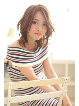 ジーナ 福岡天神(Zina) ☆Zina☆小顔ひし形レイヤー鎖骨ミディ２