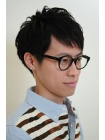 バーバーバー ナカノ(BARBER BAR NAKANO)&nbsp;アシメバングショートスタイル