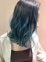 ポテト(potato)&nbsp;エメラルドグリーン×グレー グラデーションカラー