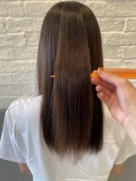 アース コアフュールボーテ 東松山店(EARTH coiffure beaute)&nbsp;ミディアム艶々ヘアー