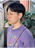 ◇トランクスヘア サイドパート 七三オールバック