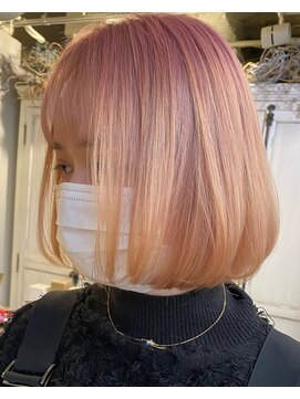 ニコ(nico...) グラデーションピンクブロンド