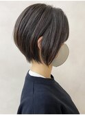 【Euphoria/岩崎】束感ショートひし形シルエットダークアッシュ