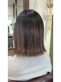 切りっぱなしボブ