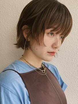 ヒュージ 三軒茶屋(huge) フェイスレイヤーニュアンスボブ_ショートカット_20代30代