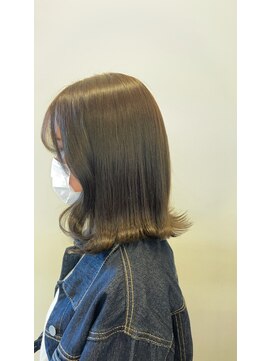 カノエ 宇部小串店(canoe) オリーブ/ボブ/髪質改善縮毛矯正/髪質改善/韓国風/韓国ヘア