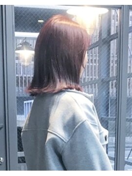 アール(ar) *春色pink × lob hair*