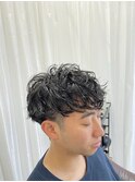 スパイラルショートパーマ