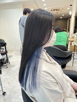 エリス ウメダ(Eliss umeda)&nbsp;イヤリング×ネイビーブルー