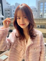 ロンド ストラーダ 心斎橋(Lond strada)&nbsp;韓国前髪顔周りロング×デザインカラー[心斎橋/髪質改善]