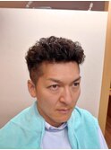 アップバング 宮城風パーマ ツーブロック フェード スラムダンク