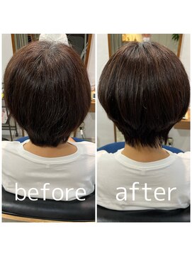 スピカ(SPICA) 【ケアカラーコース】お客様施術事例