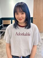 シス バイ フィット(SYS by fit)&nbsp;顔周りレイヤー×ブルーカラー