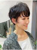 ニュアンスパーマ ショートカット　10代/20代/30代/40代