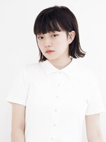 オンク 新宿(onk)&nbsp;黒髪/グレーベージュ/レイヤーロング/前髪パーマ[新宿駅]