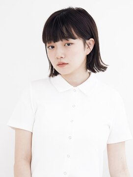 オンク 新宿(onk) 黒髪/グレーベージュ/レイヤーロング/前髪パーマ[新宿駅]