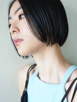 ヘアーループレル(Hair ruup Rell design works)&nbsp;ブルーブラックボブ