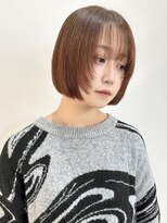 サクラ オモテサンドウ(SAKURA) フェイスレイヤー×丸くなりすぎないボブ