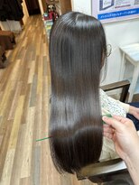 ロコヘアー(Loco hair) 髪質改善カラー/ブラウンハイライトトリートメント/50代