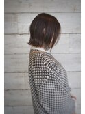 切りっぱなしボブ