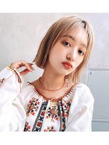 ロジッタ(ROJITHA)&nbsp;【ROJITHA原宿表参道】ハイトーン×切りっぱなしボブ