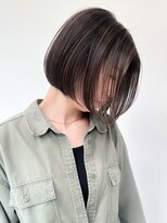 ジルブラン(JIL BLAN) ハイライトバレイヤージュダブルカラーショートカット30代40代