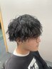 【大好評☆】☆メンズカット＋ツイストスパイラルパーマ☆￥14280