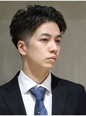 ビジネスパーマメンズパーマ理容室シェービングアップバング