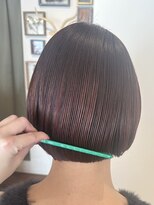 ミンティング(MINTing) ピンクブラウン/ボブ【恵比寿/ピンクレッド/ぱっつんボブ】