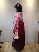 リアンヘアサロン(Lian hair salon)&nbsp;卒業式はかま着付け